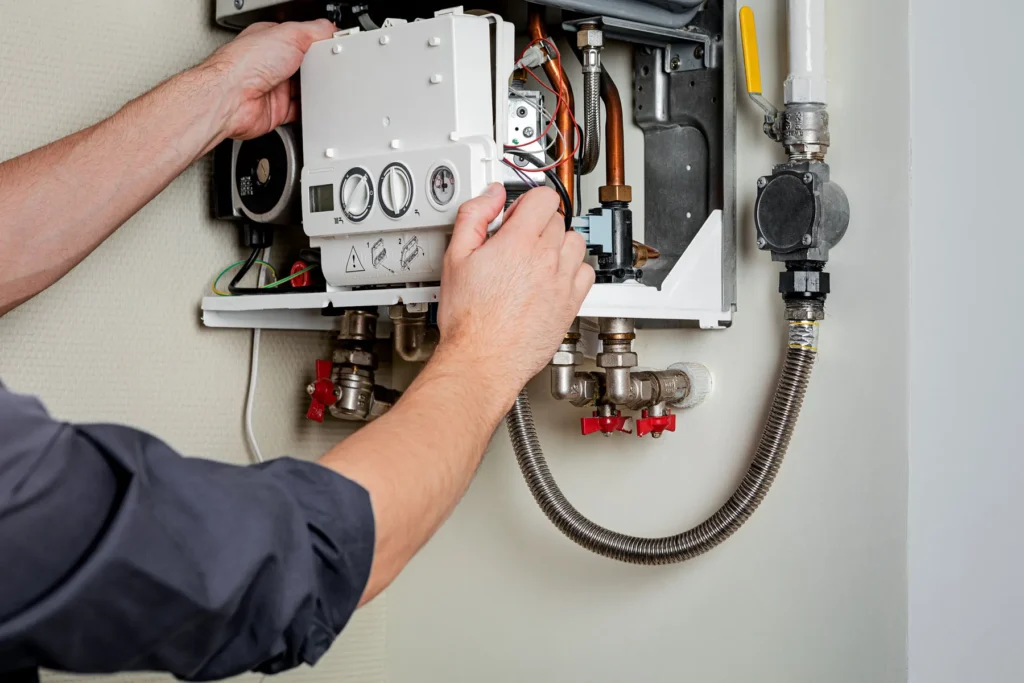 homeguide contractor repairing and servicing boiler modesto
