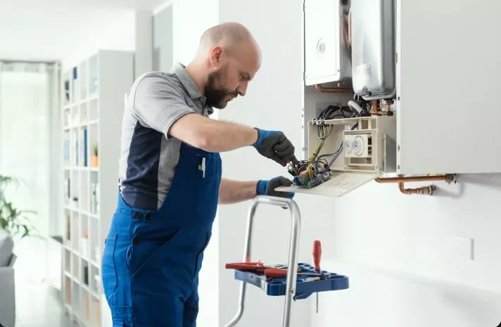boiler repair service professional technician.