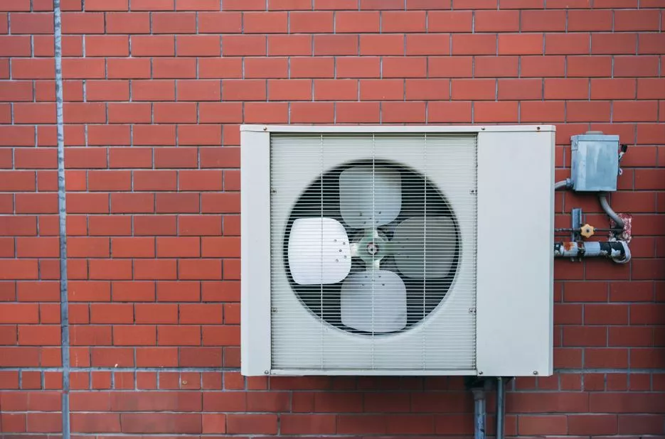 brick wall mounted hvac unit boulder