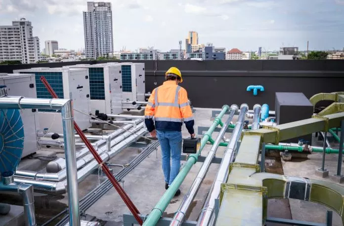 commercial hvac services rooftop units.