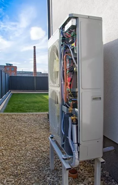 modern heat pump installation boulde